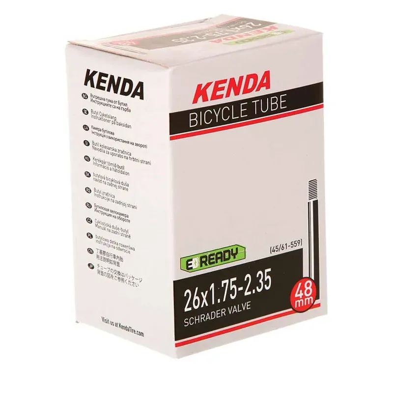 Kenda Replacement Schrader Valve Inner Tube - 48mm 26-inch 1.75-2.35