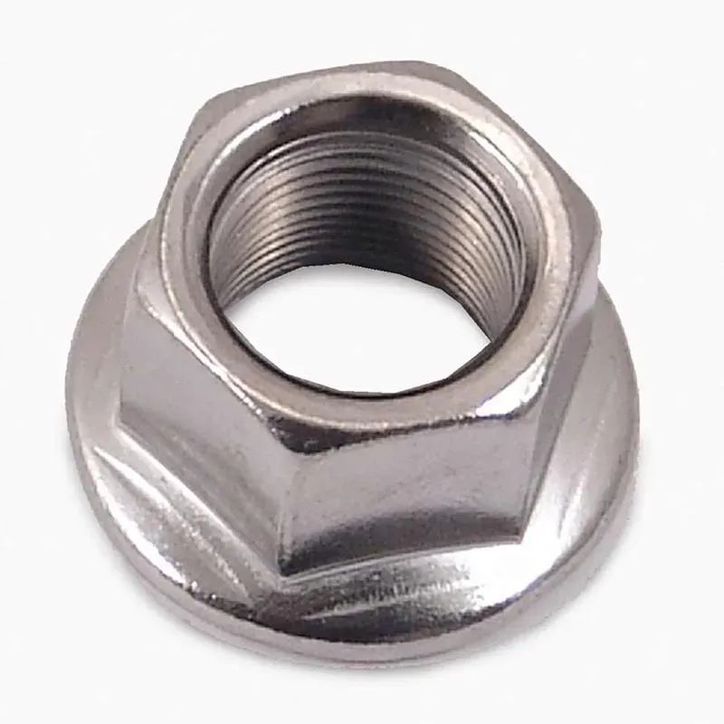 Wheels Manufacturing 14mm BMX Axle Nuts in Silver