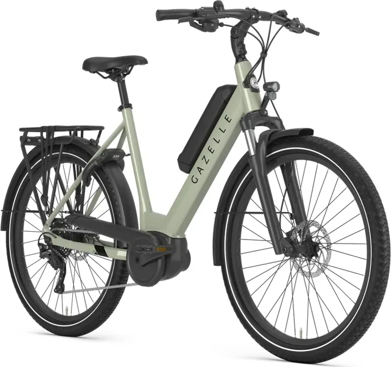 Gazelle Medeo T9 City 24in Low Step eBike in Caramel Khaki