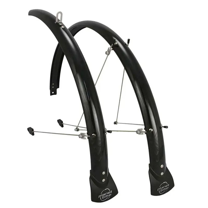Planet Bike Hardcore 45mm Road Fenders in Black