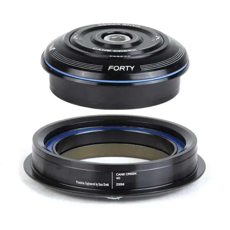 Cane Creek 40 Series ZS44/28.6/H8 ZS56/40 Tapered Headset in Black