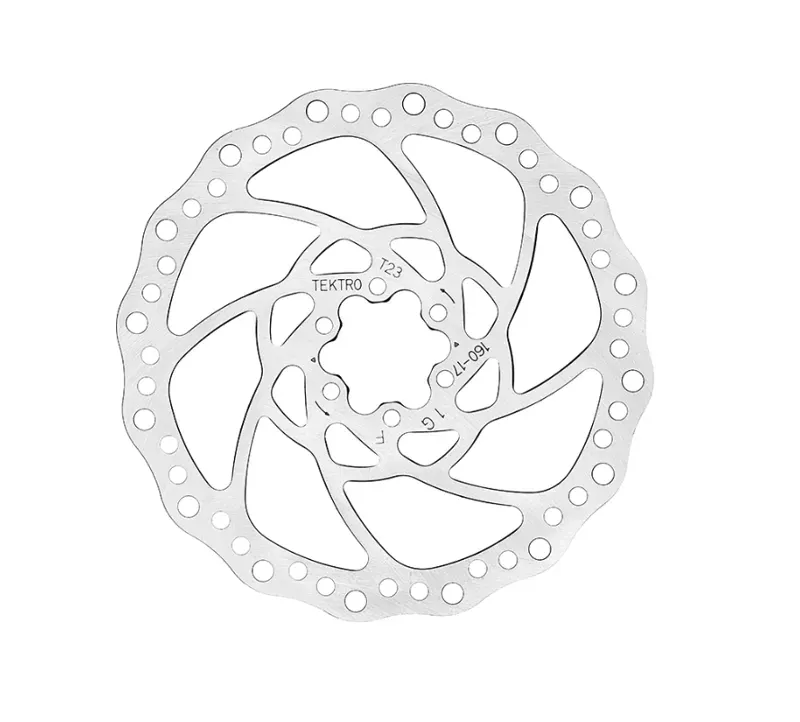 Tektro TR71 2.3/160mm Disk Brake Rotor in Silver