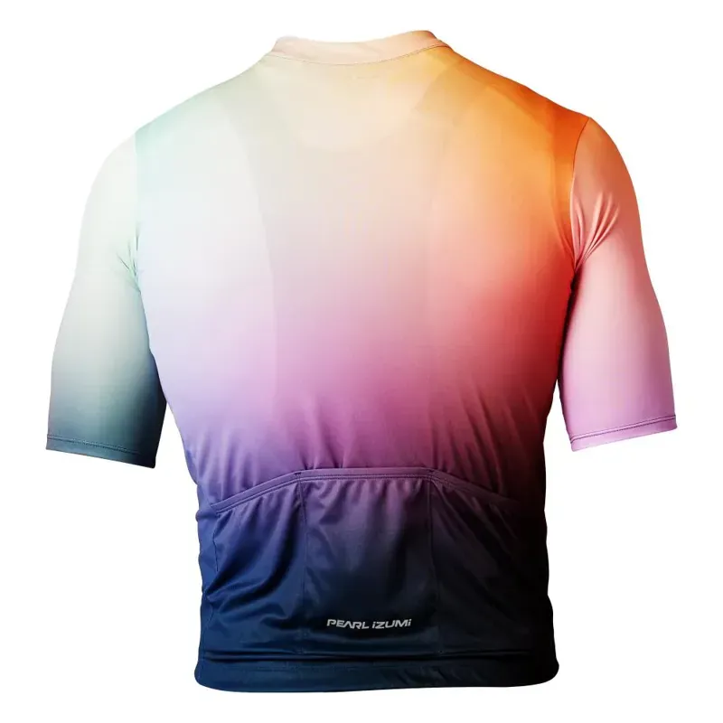 Pearl Izumi Attack Short Sleeve Jersey in Melon Air Dye-1