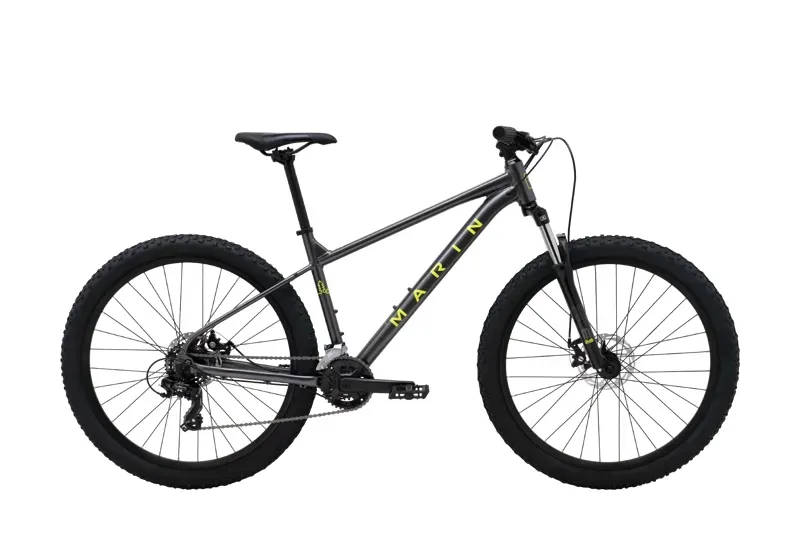 Marin Bolinas Ridge 1 27.5in Mountain Bike in Charcoal/Yellow