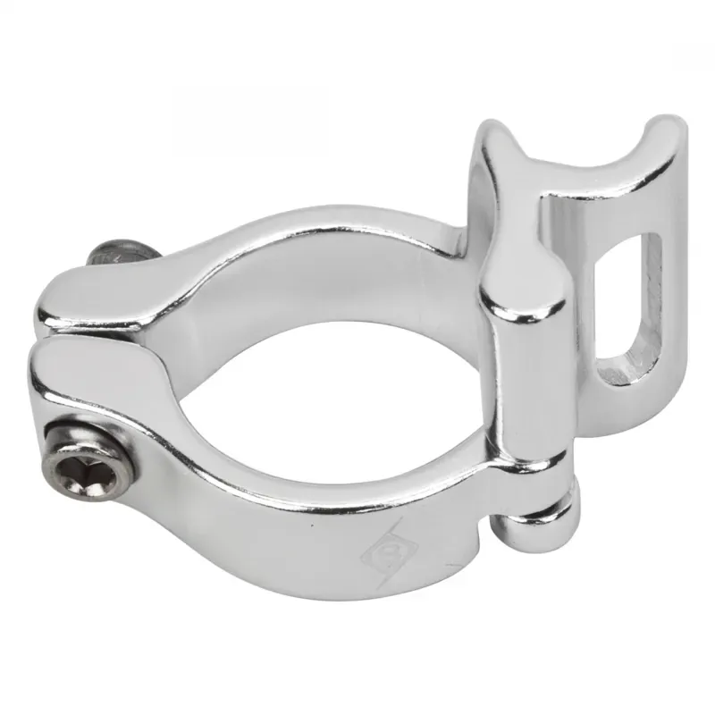Origin8 Braze-On 31.8mm Clamp Adapter in Silver