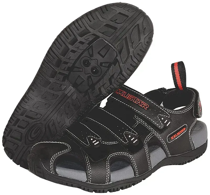 Exustar E-SS-503 MNT Clipless Sandals in Black