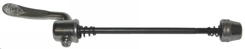 Cyclists' Choice CH-30 Standard 128mm Steel Front Skewer in Silver