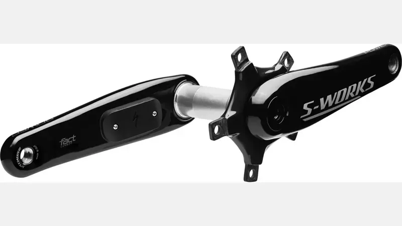 Specialized S-Works Power Cranks - Dual Sided In Gloss Tarmac Black