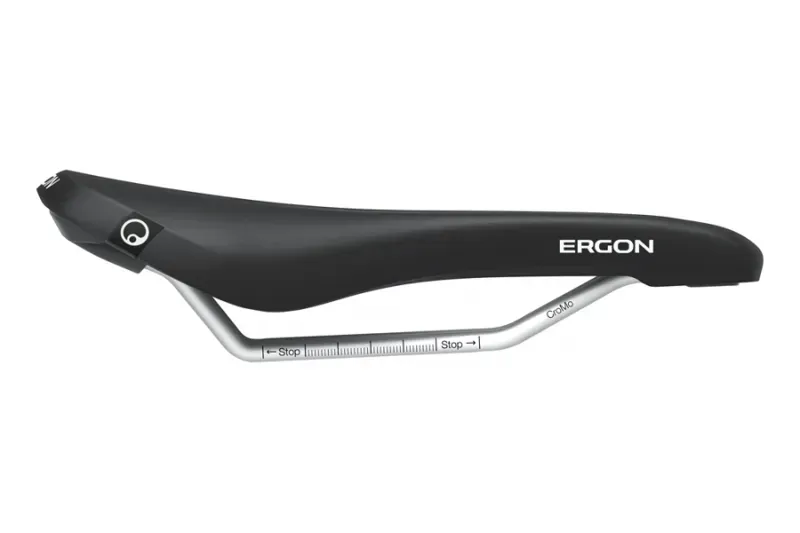 Ergon SM Saddle - Chromoly Black Women's Medium/ Large Black