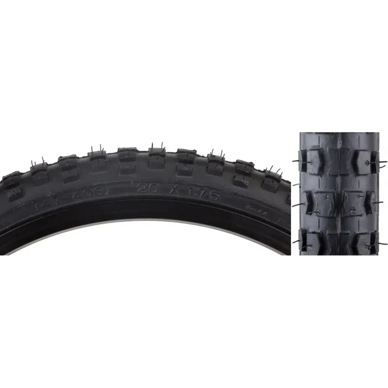 Sunlite MX K44 20x1.75-inch BMX Tire in Black