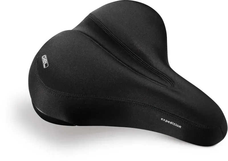 2019 Specialized Expedition Gel Commuter Bike Saddle in Black
