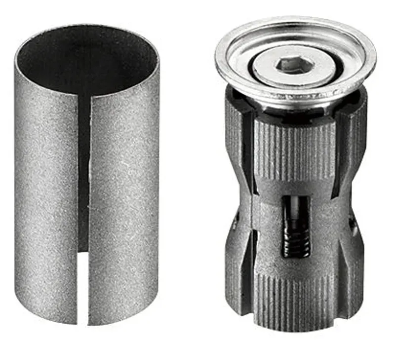 Cyclists' Choice Compressor 27.5-27.7mm Carbon Steerer w/ Shim in Silver