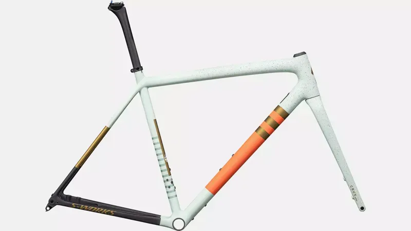 S-Works Crux Frameset WHITE SAGE/CACTUS /MIDNIGHT SHADOW SPECKLE 61