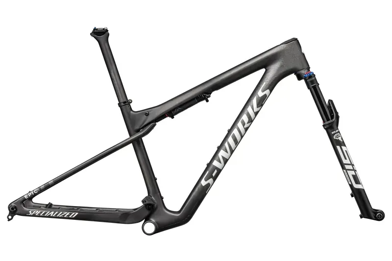 Specialized S-Works Epic World Cup Frameset In Smoke Granite/White Silver