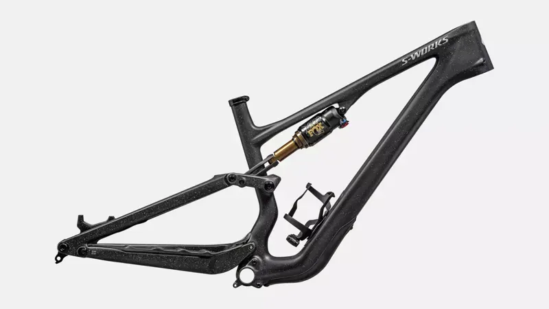 Specialized S-Works Stumpjumper 15 Frameset in Satin Black/Cool Gray/Obsidian/Dove Gray