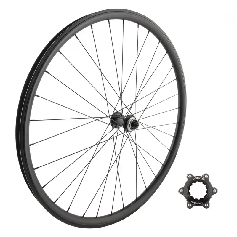 Wheel Master J25SG Front Wheel 700c 100mm w/ 6B Adaptor in Black