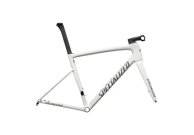 Specialized Tarmac SL8 Road Frameset in Dune White/Black Over Ashen