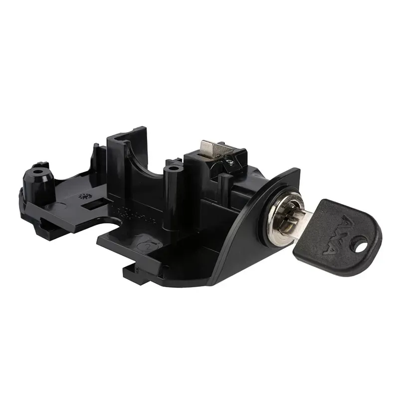 AXA Rack Mount Bosch Battery Key Lock in Black