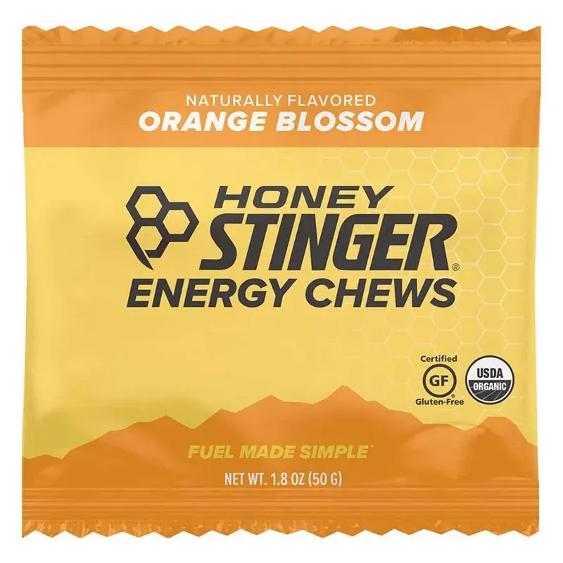 Honey Stinger Organic Energy Chews Orange Blossom 12 servings