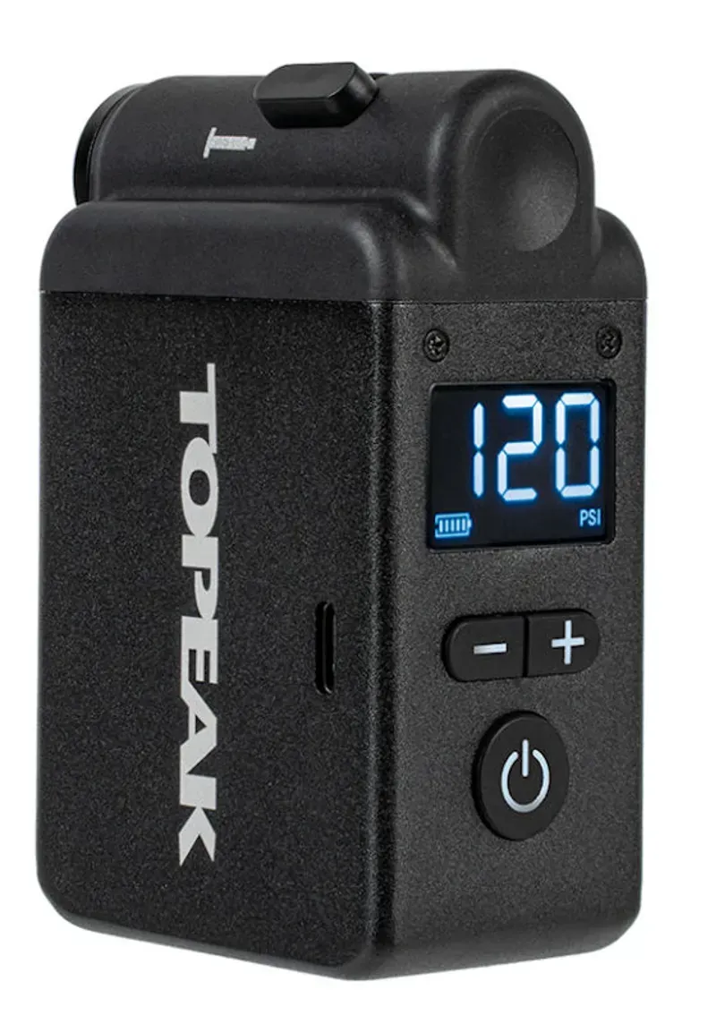 Topeak TDP-E01 E-Booster Digital Tire Pump in Black