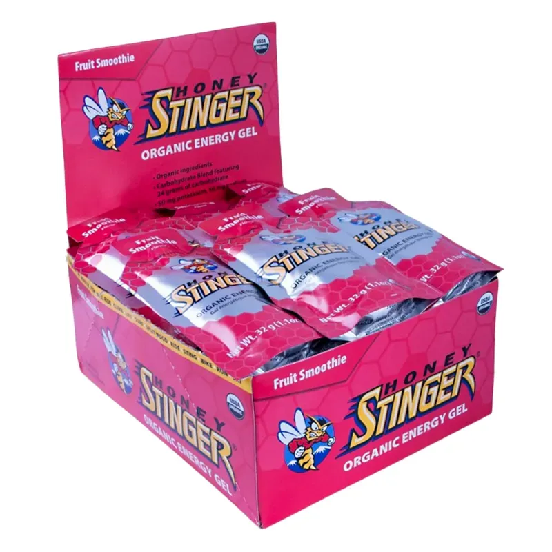 Honey Stinger Organic Energy Gel Fruit Smoothie Box of 24-1