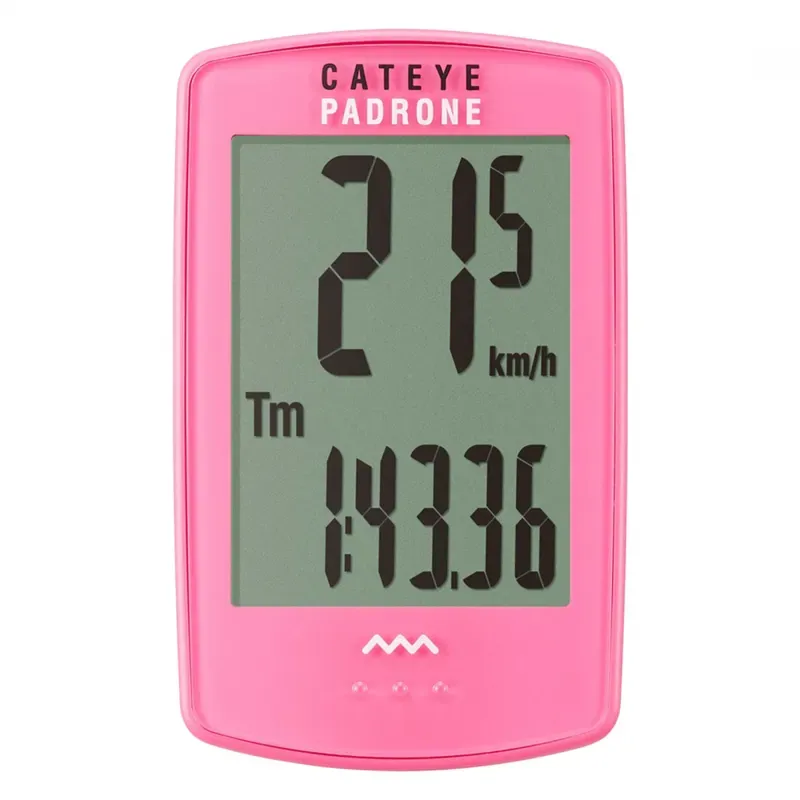 Cateye CC-PA100W Padrone Wireless Computer in Pink