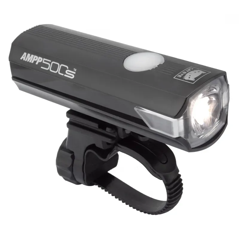 Cateye HL-EL085SRC AMPP500 USB Light in Black