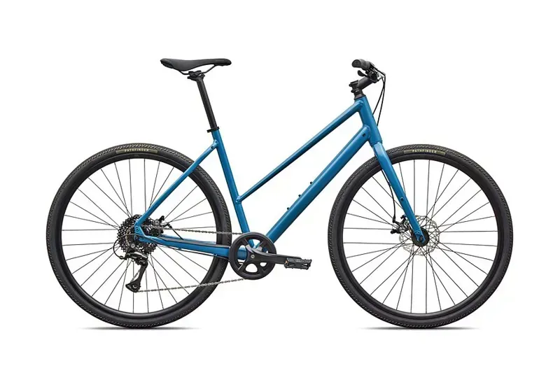 Specialized Sirrus X 1.0 Step-Through Fitness Bike in Gray Blue/Cast Blue Frost