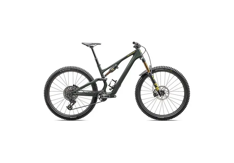 Specialized Stumpjumper 15 Pro Mountain Bike in Green Tint/Gunmetal/Metallic Sulfur