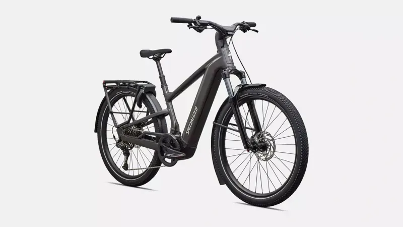 Specialized Turbo Vado 3 EVO 5.0 Hybrid eBike in Metallic Obsidian-1