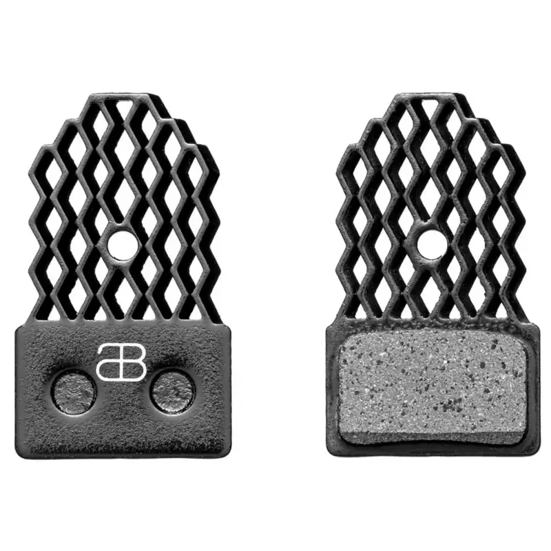 Absolute Black Shimano K-Type 2-Piston Graphene Organic Pads in Black