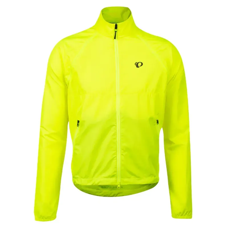 Pearl Izumi Quest Barrier Convertible Jacket in Screaming Yellow