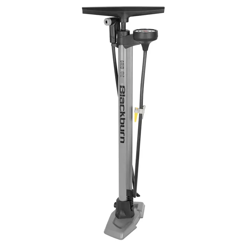 Blackburn Grid 2 Track Pump in Gray