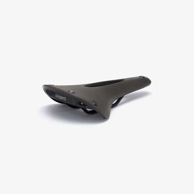 Brooks C17 Cambium Carved 162mm Steel Rail Saddle in Brown