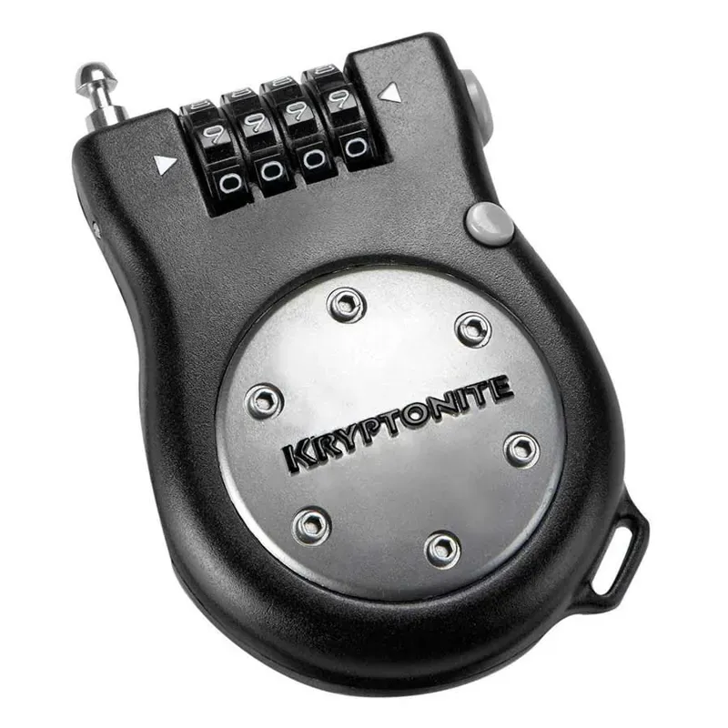 Kryptonite R2 Retractor Combo Cable Lock in Black