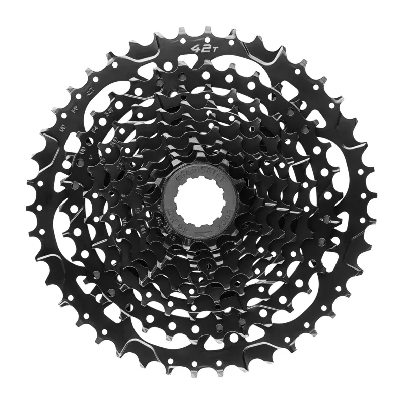 microSHIFT ADVENT H-Series 9 Speed 11-42 Cassette in Black