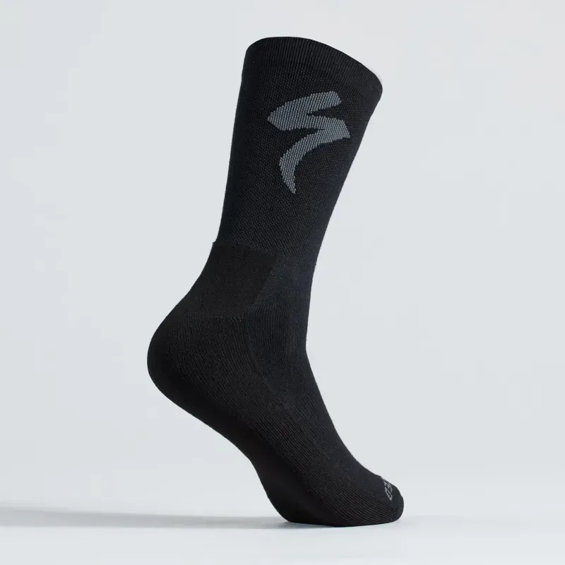 Specialized Primaloft Lightweight Tall Logo Socks in Black