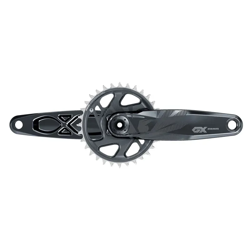 SRAM GX Eagle Fat Bike Crankset - 170mm 12-Speed 30t Direct Mount DUB Spindle Interface For 190mm Rear Spacing Lunar