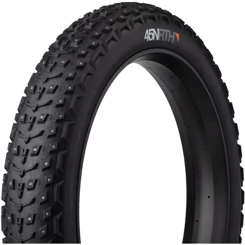 45NRTH Dillinger 5 26in Tubeless Folding 60tpi Studded Tire in Black