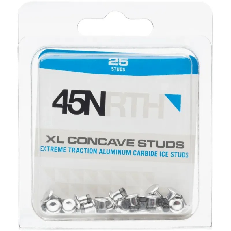 45NRTH 25 XL Concave Carbide Aluminum Studs in Silver-1