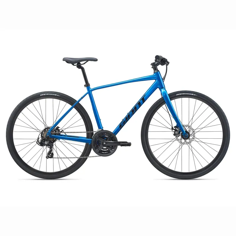 Giant Escape Disk 3 Hybrid Bike in Metallic Blue