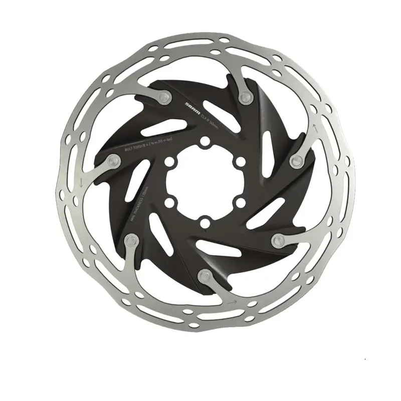 SRAM CenterLine XR Disc Brake Rotor - 160mm Center Lock Silver/ Black 160