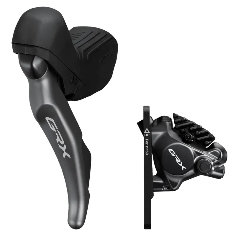 Shimano ST-RX820 GRX Dual Control Lever Disk Brake Set in Black
