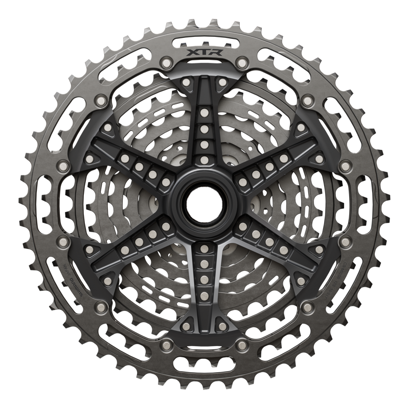 Shimano XTR CS-M9200-12 Cassette - 12-Speed 10-51t Hyperglide+ Micro Spline Gray-1
