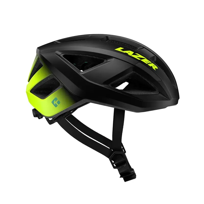 Lazer Tonic Kineticore Road Helmet in Black/Flash Yellow