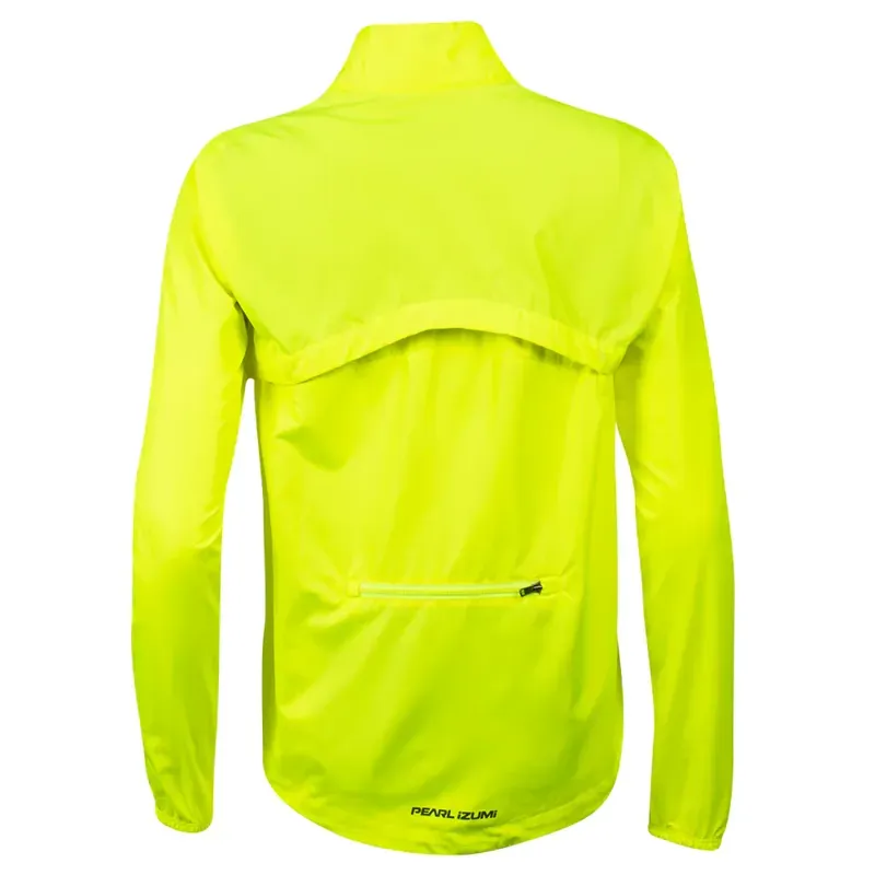 Pearl Izumi Women's Quest Barrier Convertible Jacket in Screaming Yellow/Turbulence-1