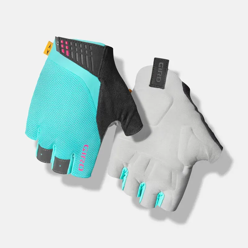 Giro Women's Supernatural Gloves in Screaming Teal/Neon Pink