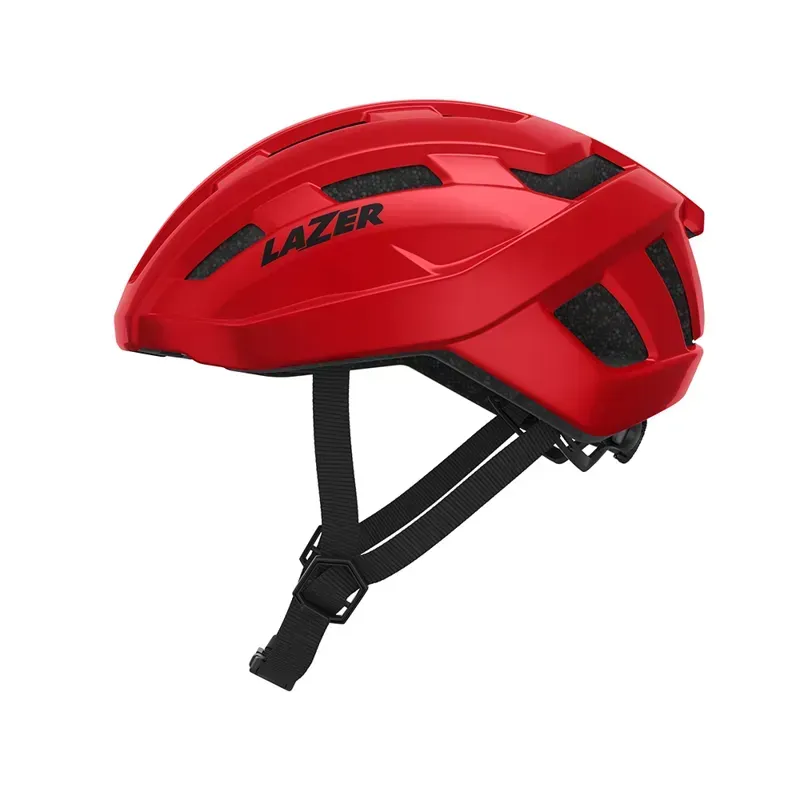 Lazer Tempo Kineticore Helmet in Red-1