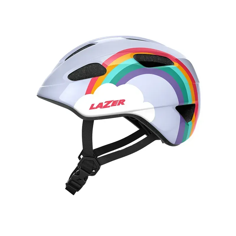 Lazer Pnut Kineticore Kids' Helmet in Rainbow-2