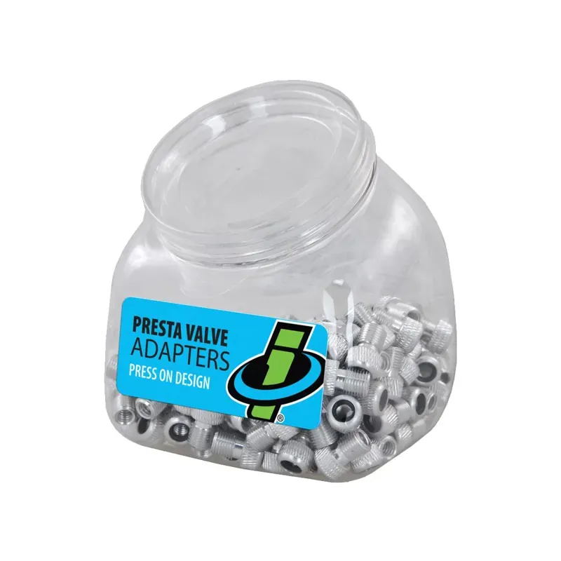 Genuine Innovations Presta Valve Adapter 150-pack in Silver